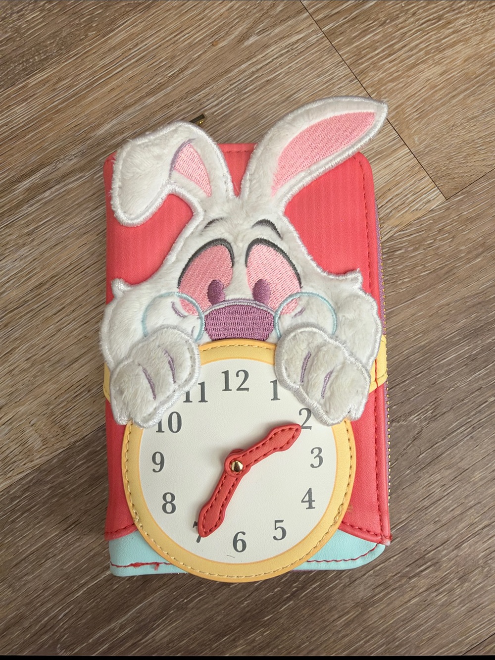Loungefly Alice in Wonderland White Rabbit bifold wallet